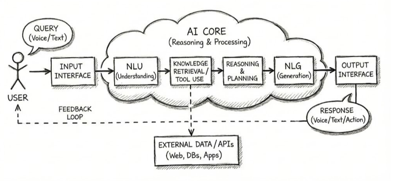 Teaser figure for AIMS: A Content-Aware Resource Management Approach for AI Assistant Systems